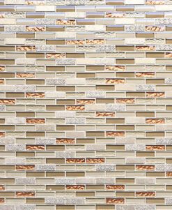 beige brown gold glass travertine backsplash tile
