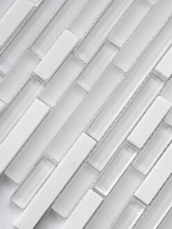 Modern White Marble Glass Kitchen Backsplash BA1012 3