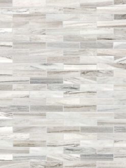 BA1034 Modern subway white gray brown marble mosaic backsplash tile