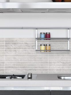 Gray countertop backsplash tile BA1038