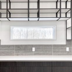 Modern kitchenwith gray backsplash BA1038