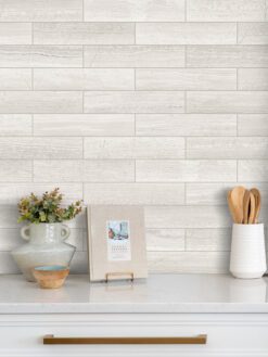 Gray Modern Subway Backsplash Tile BA2007 2