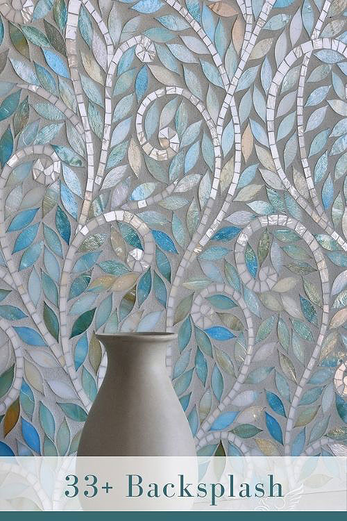 waterjet white gray mosaic tile 1