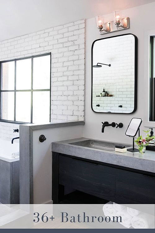 concrete vanity ideas contemporary design