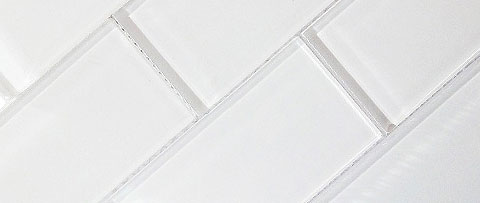glass backsplash