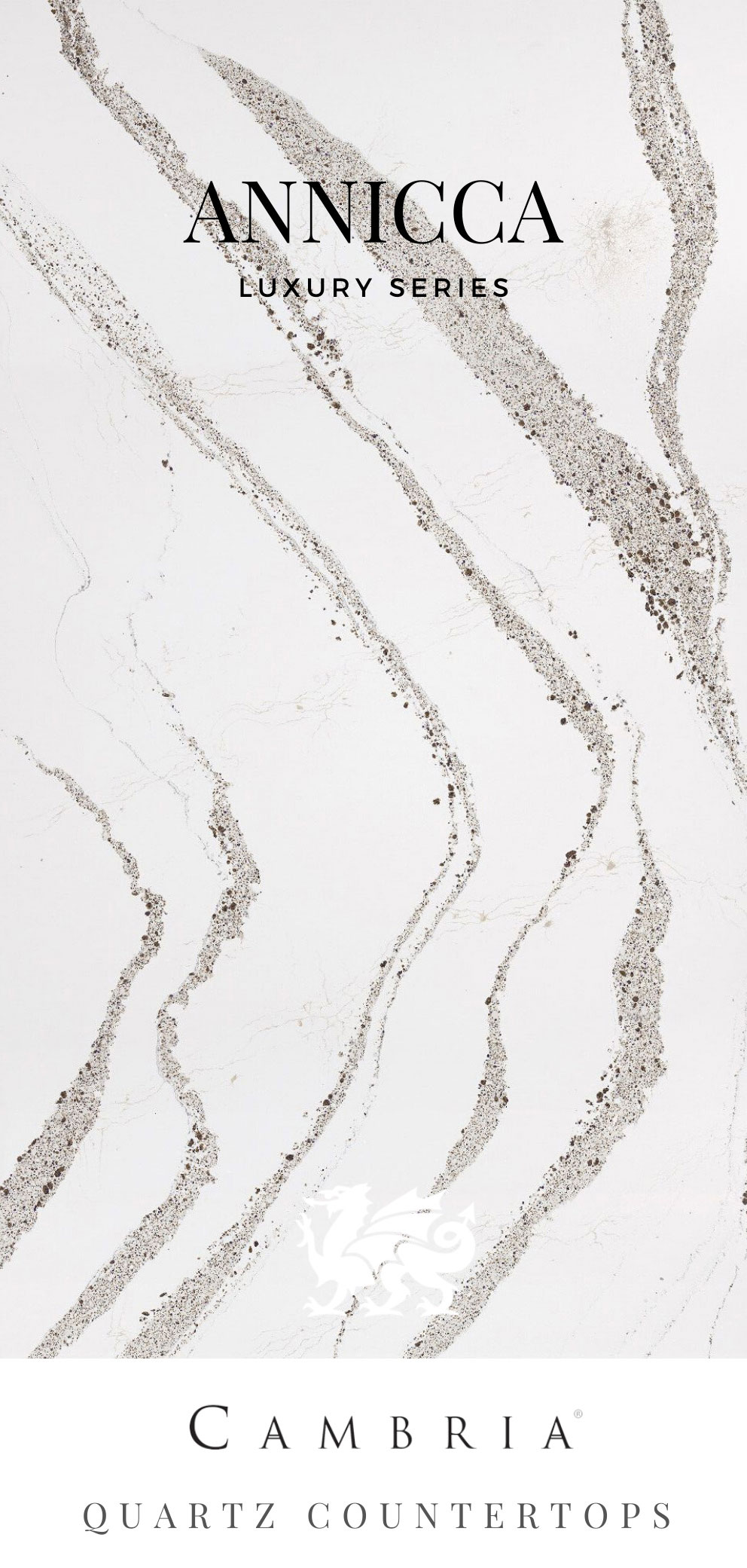 Cambria Quartz Countertop Color Annicca #cambria #cambriacolor #cambriacolors #cambriacountertop #cambriakitchen #cambriacolors #cambriacountertop #cambriaidea #quartzcountertop #quartzcolors