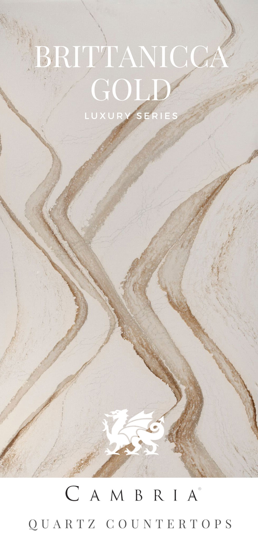Cambria Quartz Countertop Color Brittanicca Gold #cambria #cambriacolor #cambriacolors #cambriacountertop #cambriakitchen #cambriacolors #cambriacountertop #cambriaidea #quartzcountertop #quartzcolors