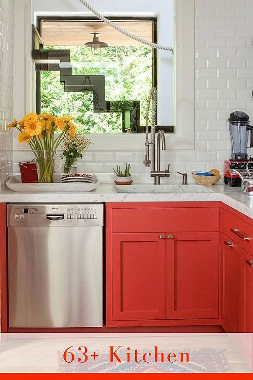 colorful kitchen