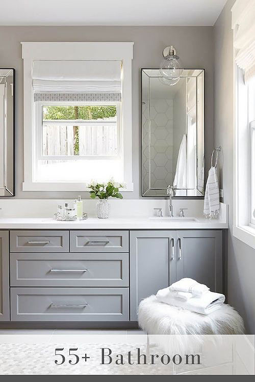gray bathroom