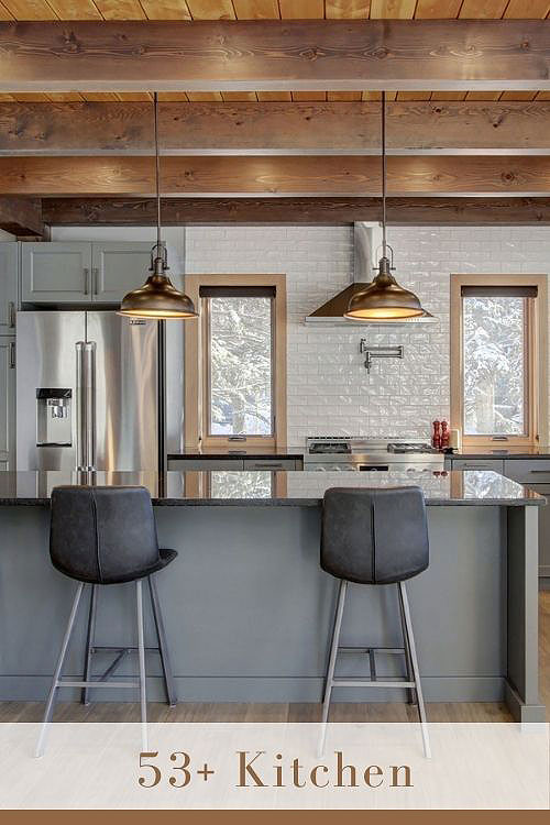 modern rustic kitchen