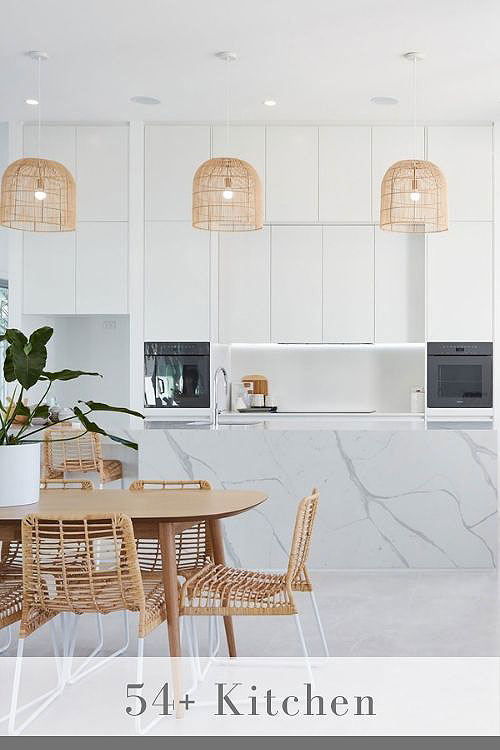 modern white kitchen