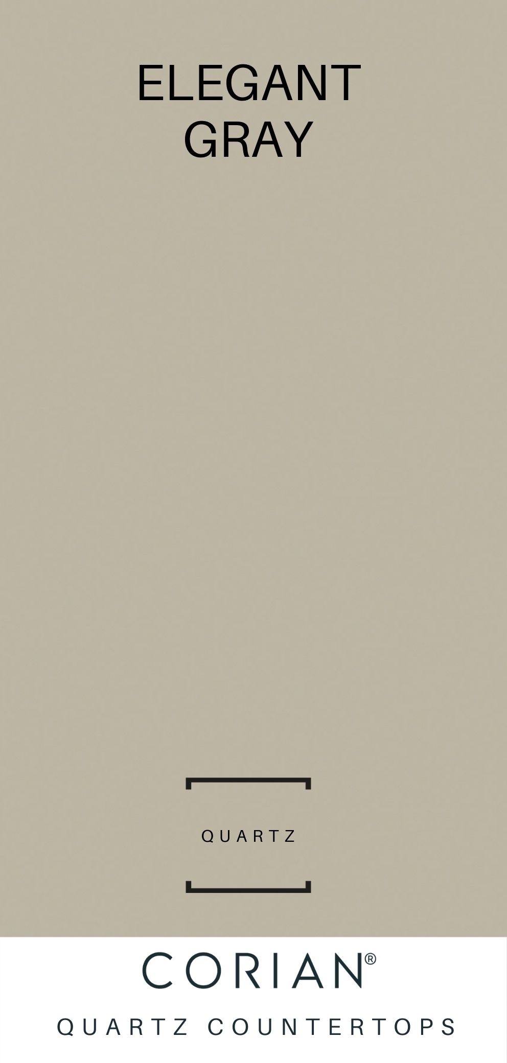 Corian Quartz Countertops Elegant Gray