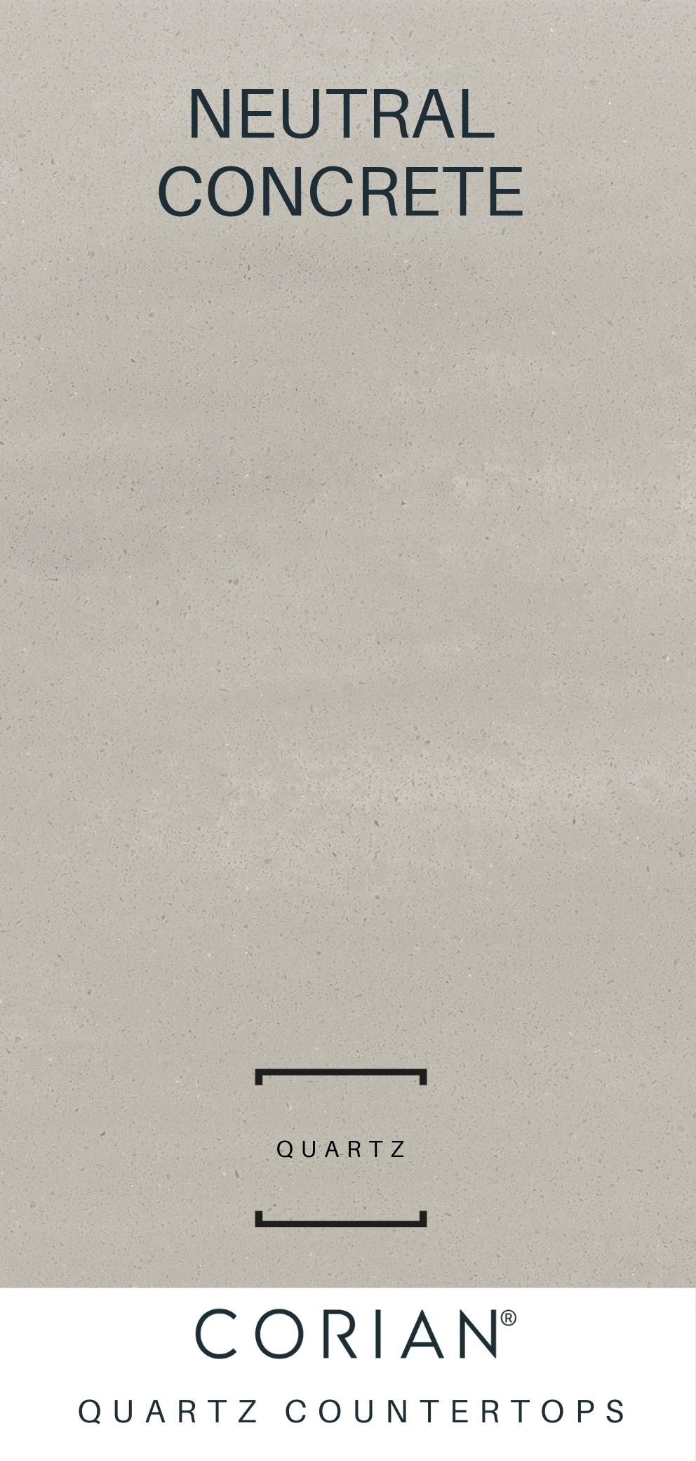 Corian Quartz Countertops Neutral Concrete