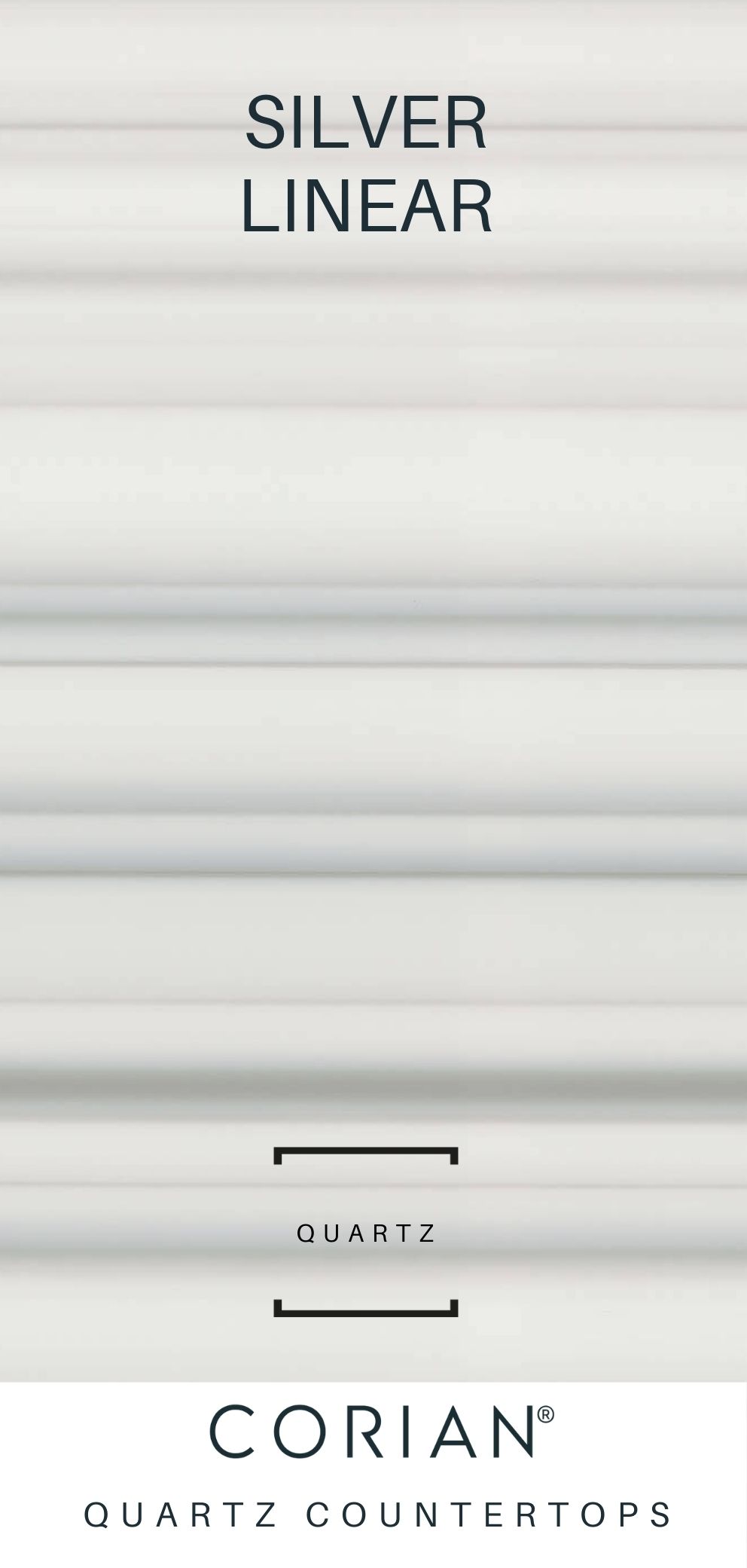 Corian Quartz Countertops Silver Linear