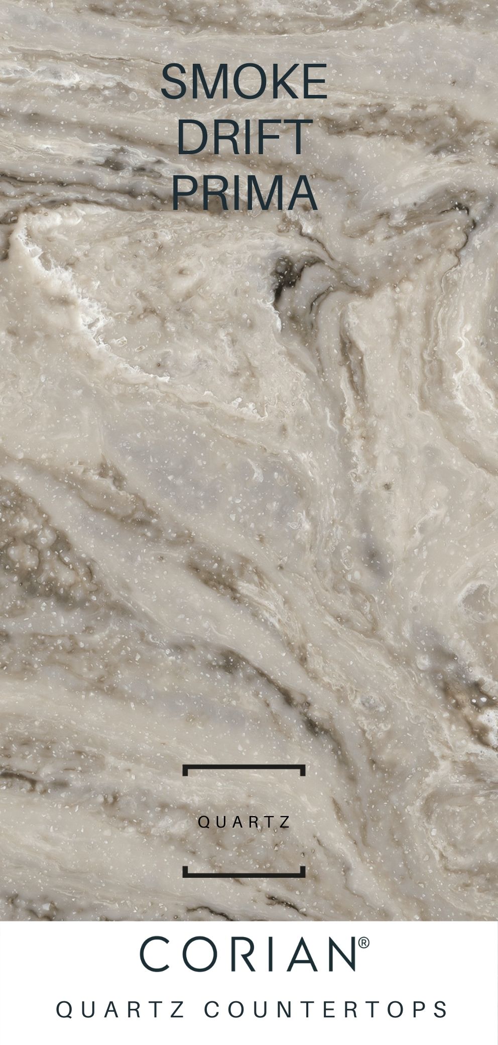 Corian Quartz Countertops Smoke Drift Prima