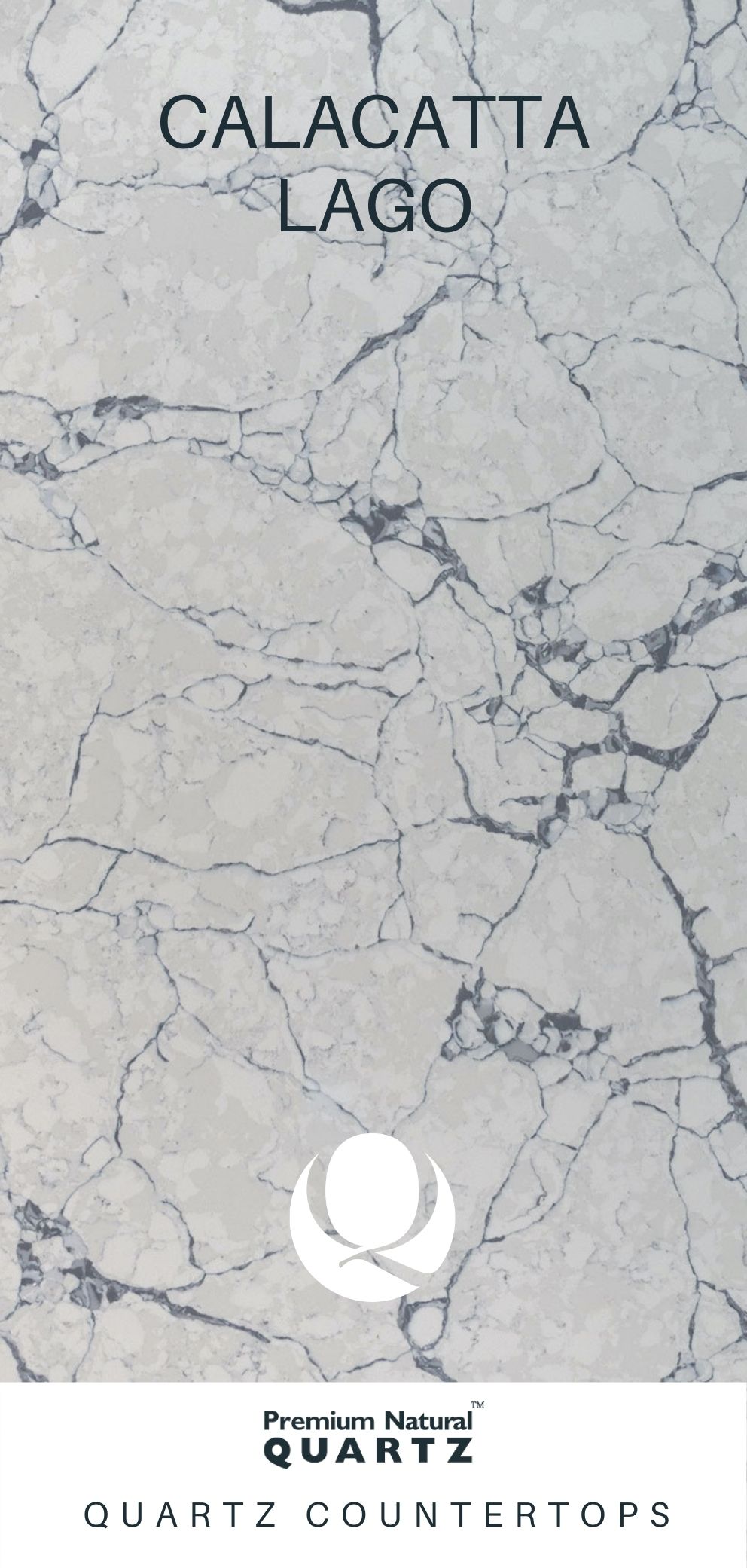 Premium Natural Quartz Calacatta Lago