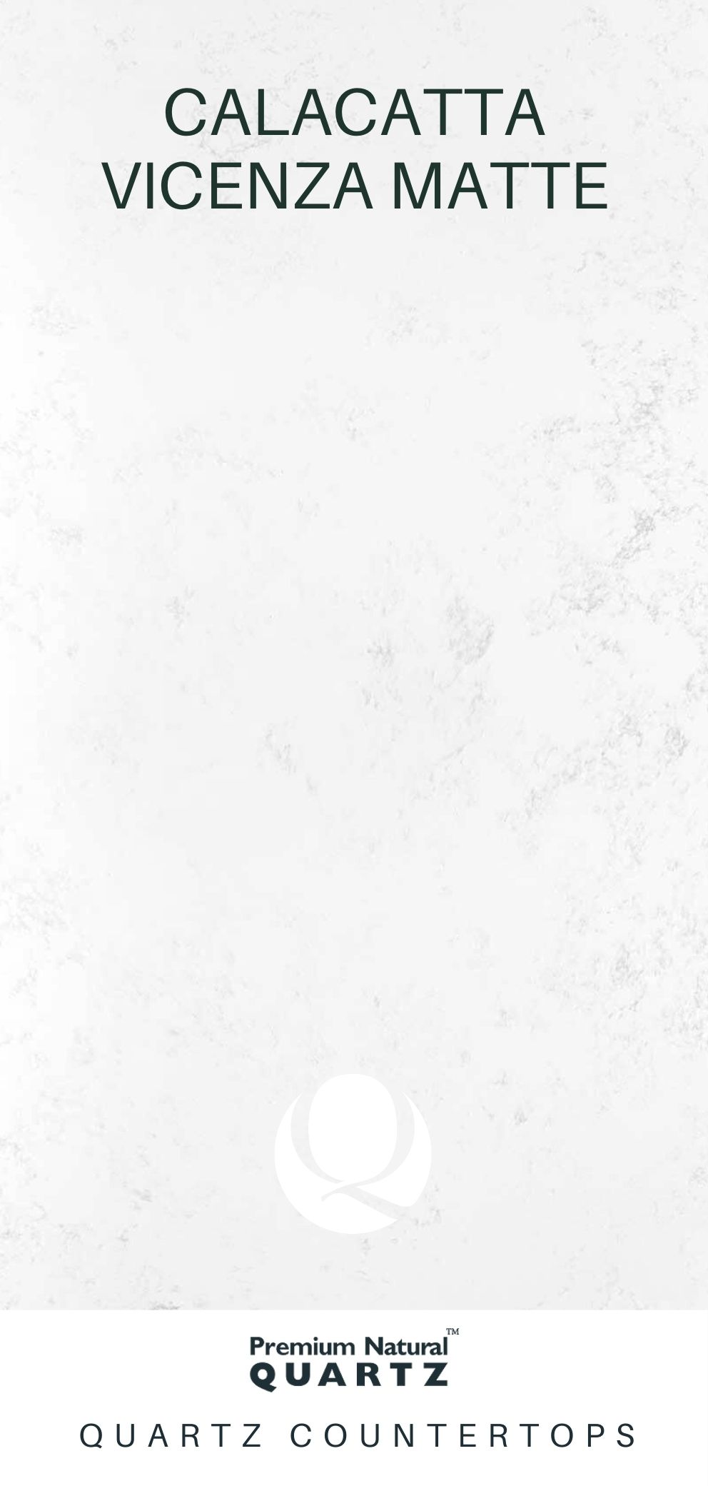 Premium Natural Quartz Calacatta Vicenza Matte