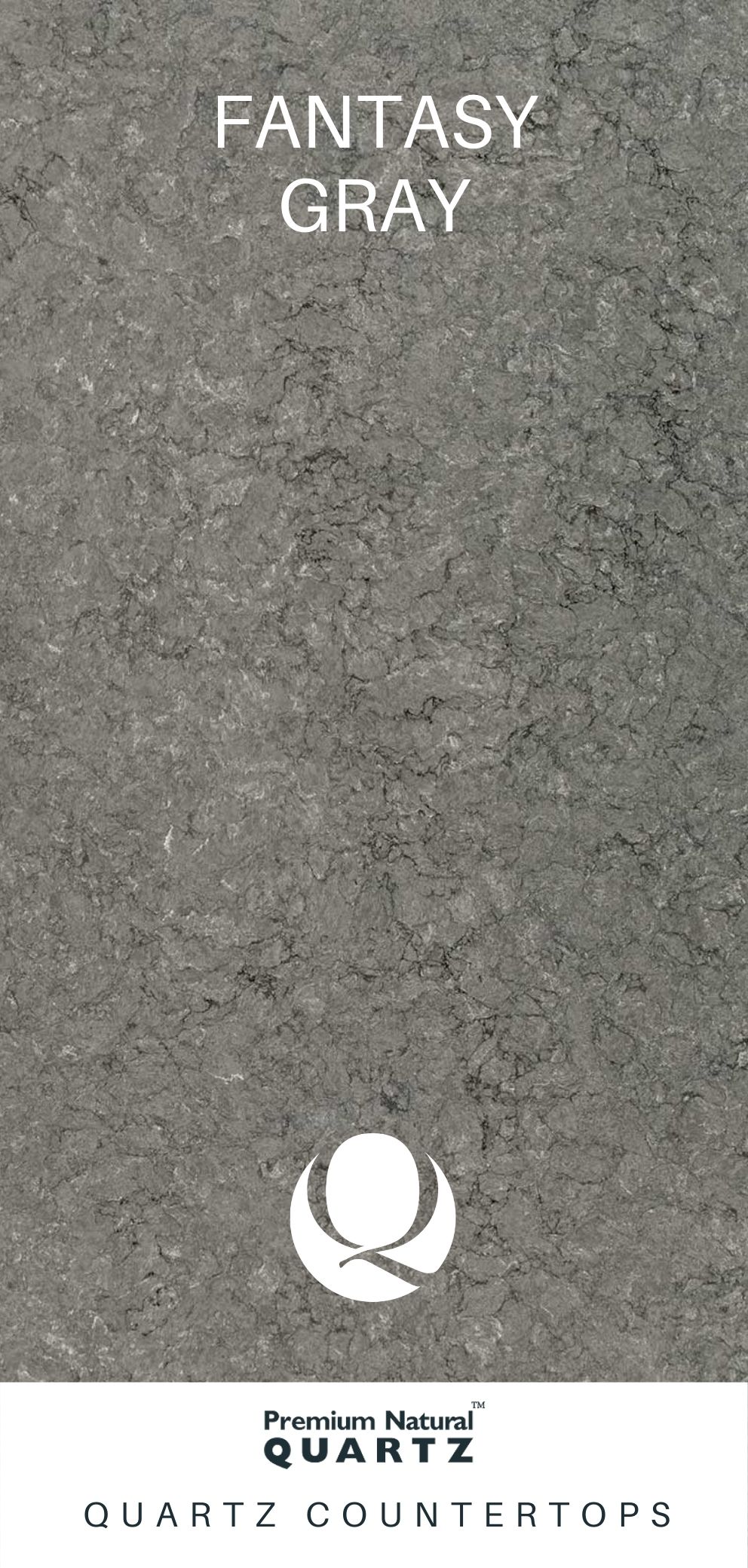 Premium Natural Quartz Fantasy Gray