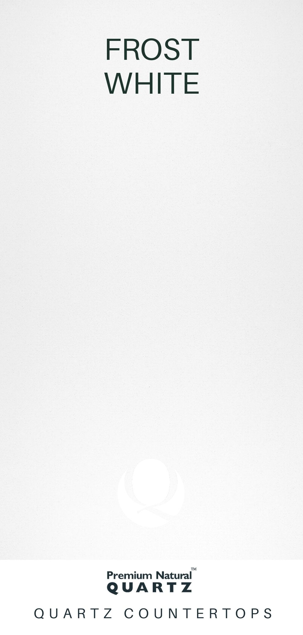 Premium Natural Quartz Frost White
