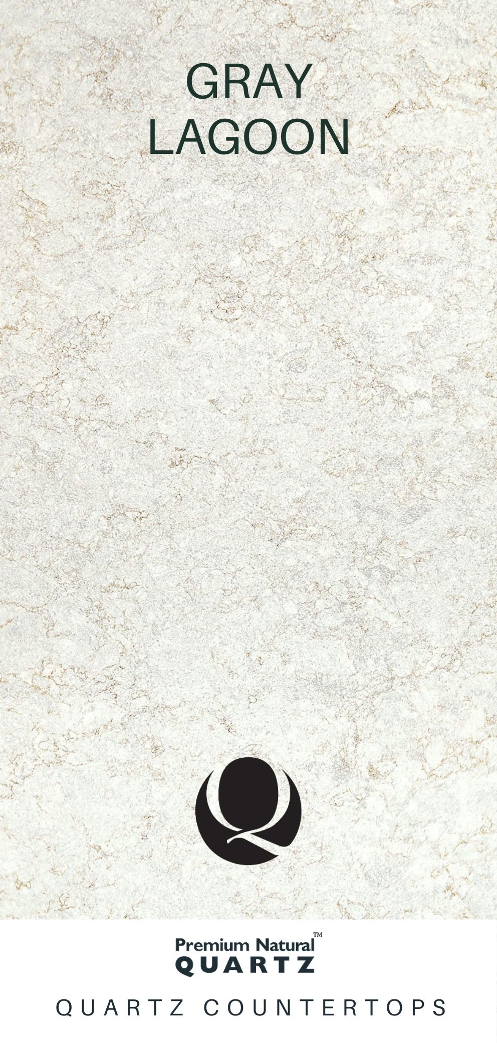 Premium Natural Quartz Gray Lagoon