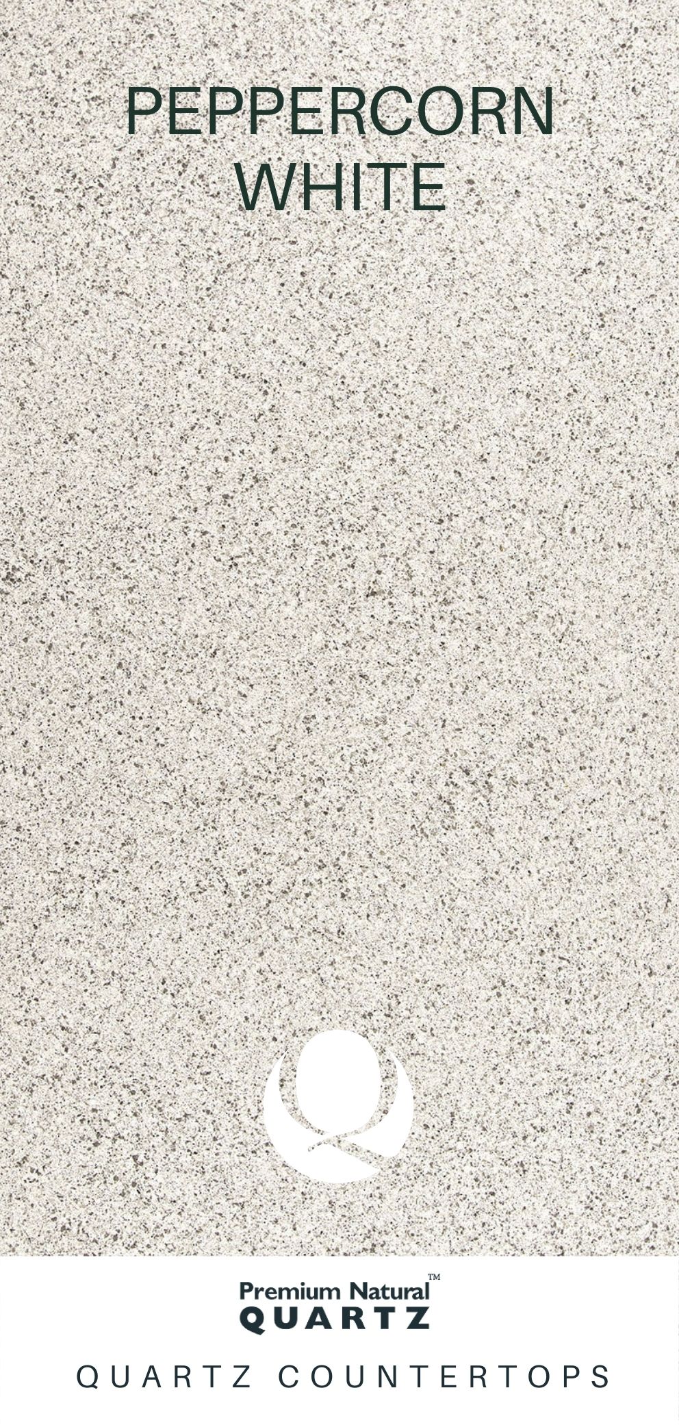 Premium Natural Quartz Peppercorn White