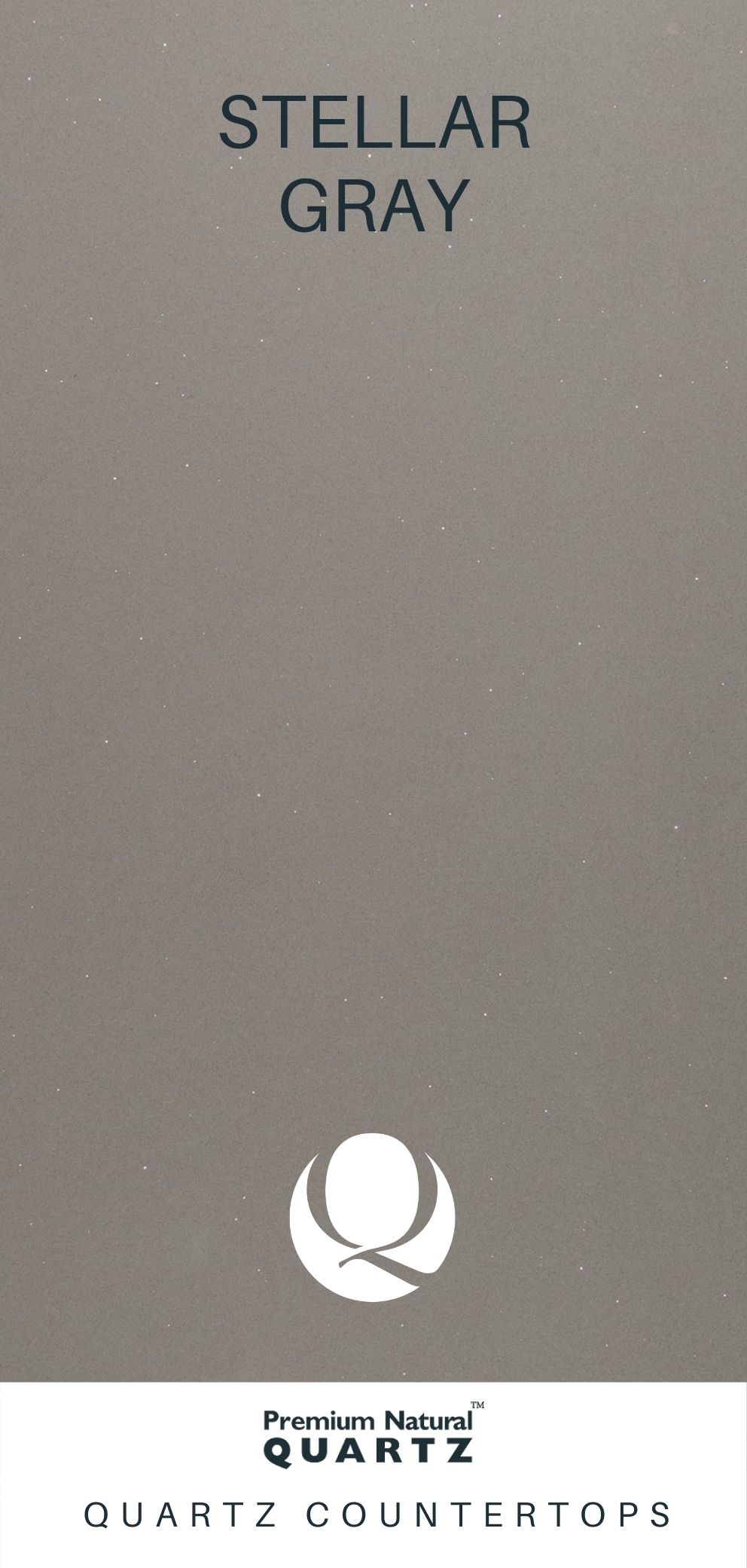 Premium Natural Quartz Stellar Gray