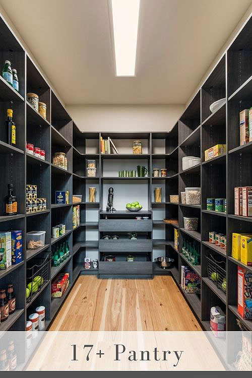 black gray blue pantry crowd saving parts of the house
