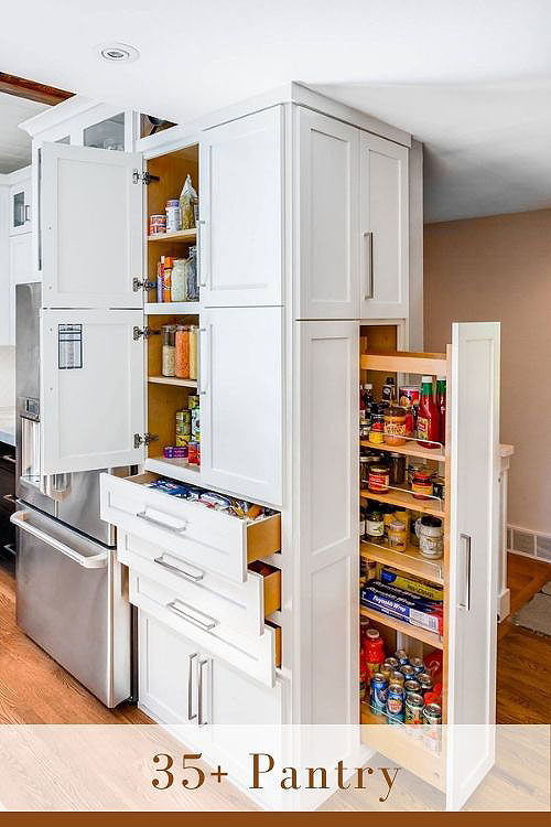 white pantry cabinet most functional part of the kitchen