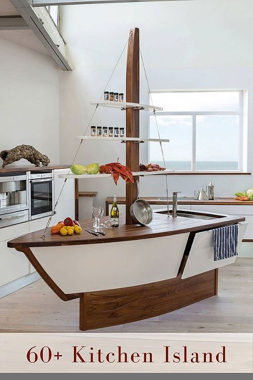 Kitchen Island Wood Countertop