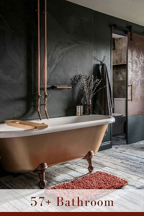 black bathroom elegant makeover with bold and sophisticated black