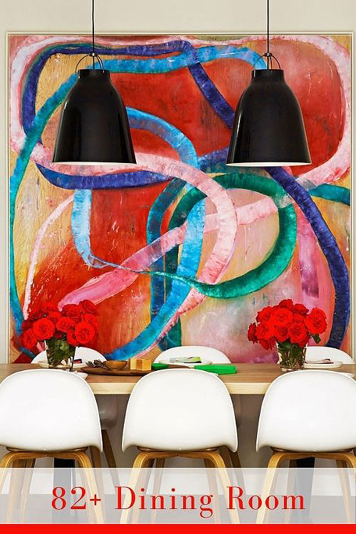 dining room art ideas colorful monochrome neutral and more