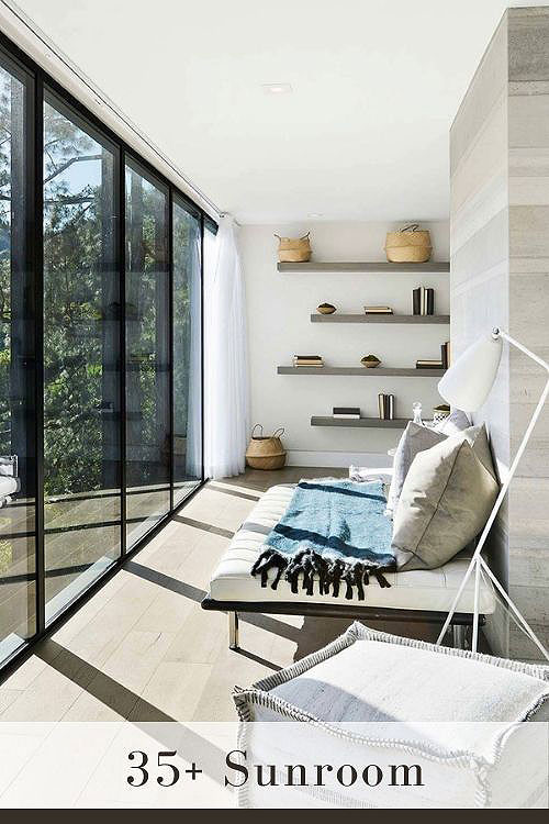 modern sunroom ideas enjoy the daylight with wide windows