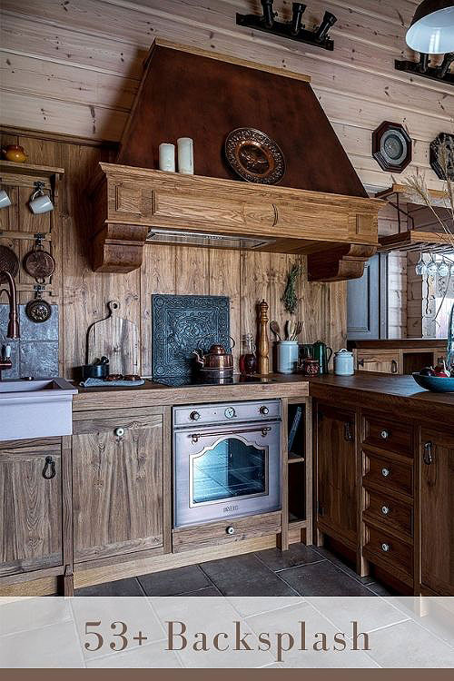 Wood Backsplash