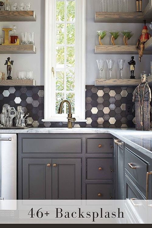 Hexagon Backsplash