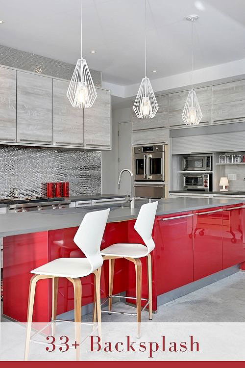 Penny Tile Backsplash