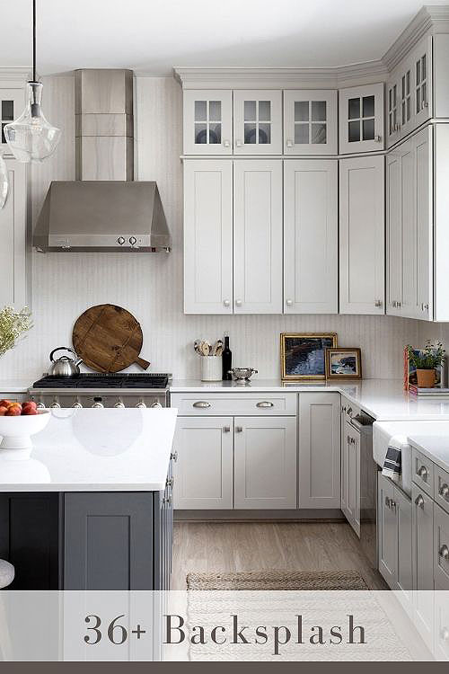 White Cabinets With White Backsplash