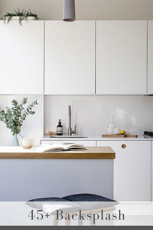 White Quartz Backsplash