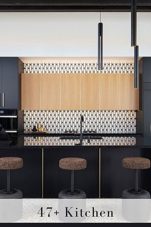 Backsplash for Black Countertops