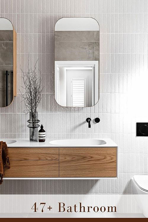 Modern Bathroom Backsplash
