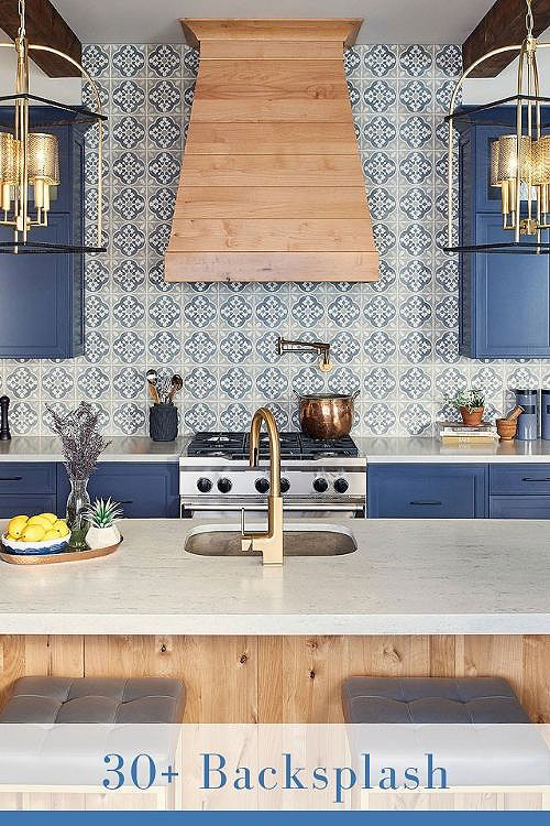 Spanish Tile Backsplash