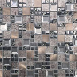 BA62010 glass metal backsplash tile 1