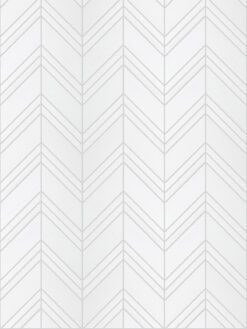 Large White Chevron Marble Backsplash Mosaic Tile BA6301 2