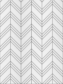 Large White Chevron Marble Backsplash Mosaic Tile BA6301 4