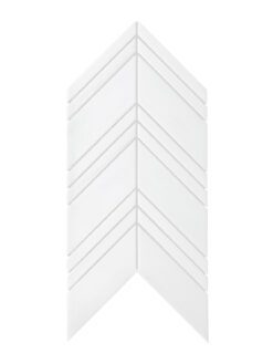 Large White Chevron Marble Backsplash Mosaic Tile BA6301 7