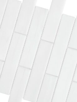 Modern White Subway Marble Backsplash Mosaic Tile BA6306 5