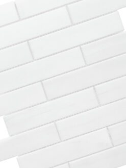 Modern White Subway Marble Backsplash Mosaic Tile BA6306 6
