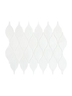 White Marble Oval Backsplash Mosaic Tile BA7003 6
