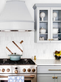 White Marble Small Picket Backsplash Mosaic Tile BA6302 2