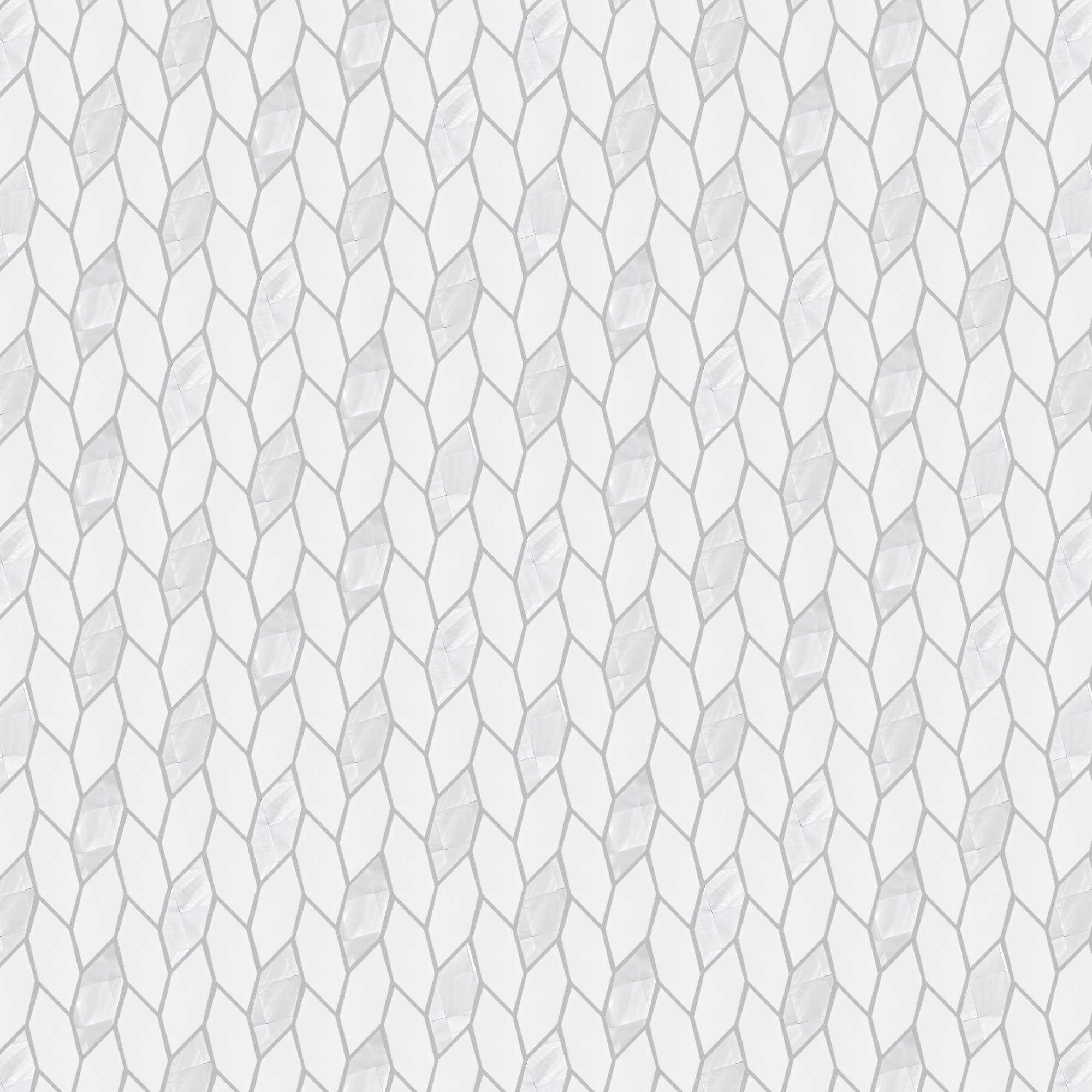 Luxury White Mother of Pearl Marble Backsplash Tile BA7005 6