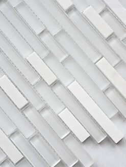 Modern White Marble Glass Kitchen Backsplash BA1012 4